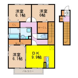 レジーナ富の原の物件間取画像